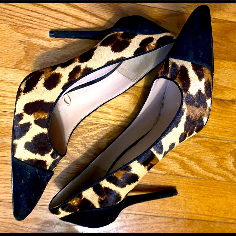 Leopard printed Zara pumps.